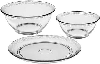 Anchor Hocking® 3pc Hobnail Serveware Set