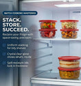 Anchor Hocking® 6pc Set w/Red Snugfit Lids