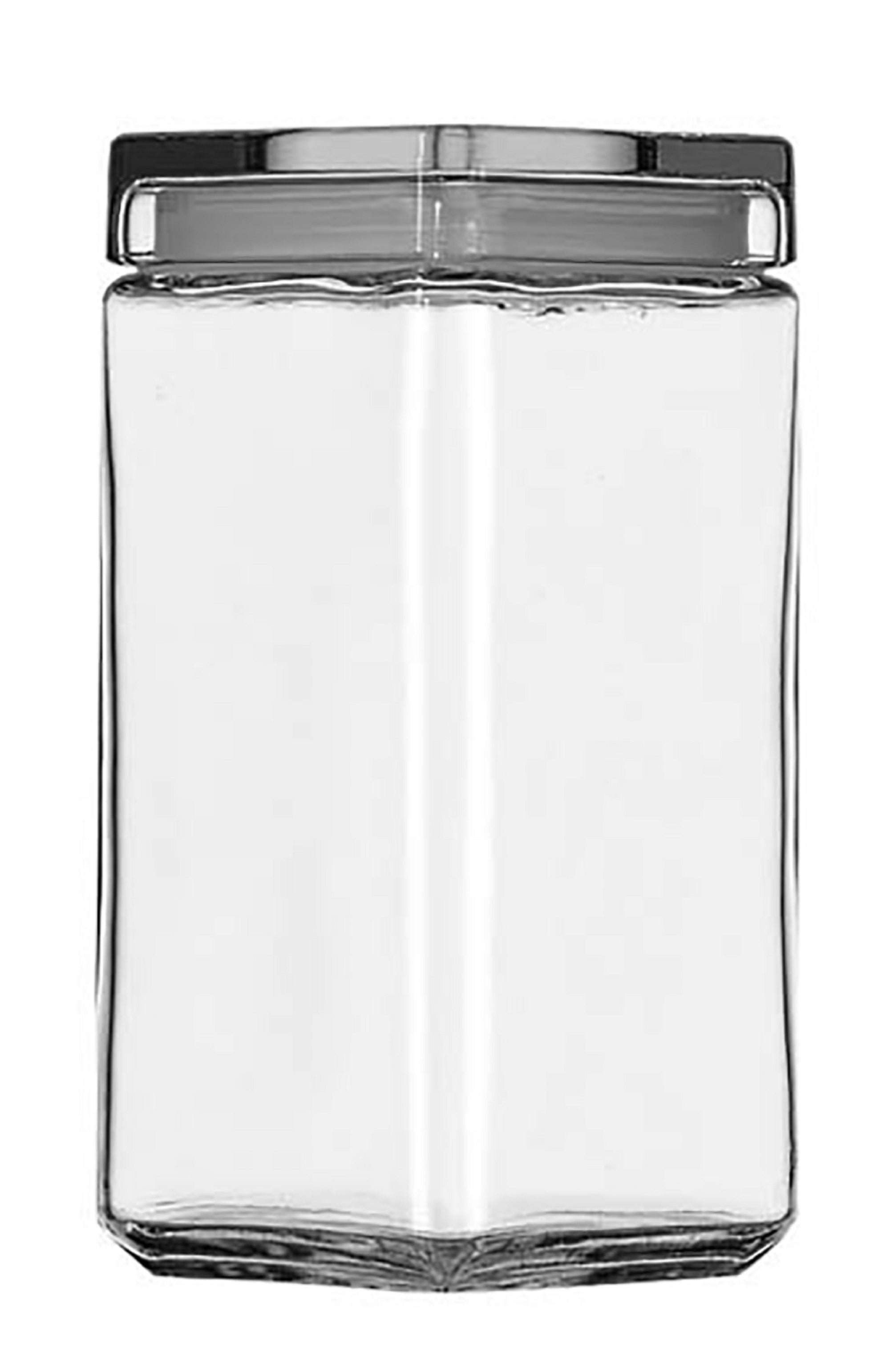 Anchor Hocking® Stackable Jar w/Glass Lid 1.9L