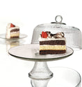 Anchor Hocking® Monaco 2 Pc Ribbed Cake Stand w/Domed Lid