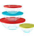 Pyrex® 8 Piece Storage Salad Bowl Set-Coloured