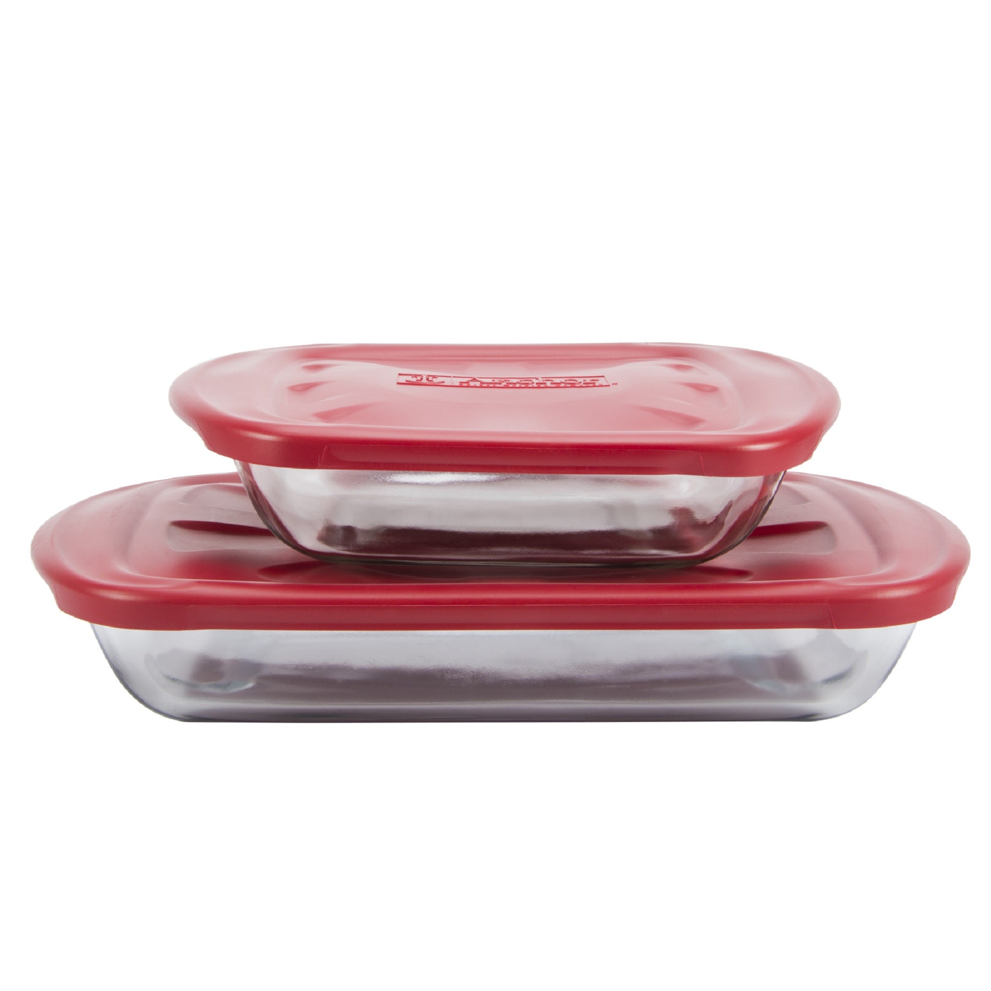 Anchor Hocking® Essentials Bakeware Bundle-Cherry (2.85L + 20cm)