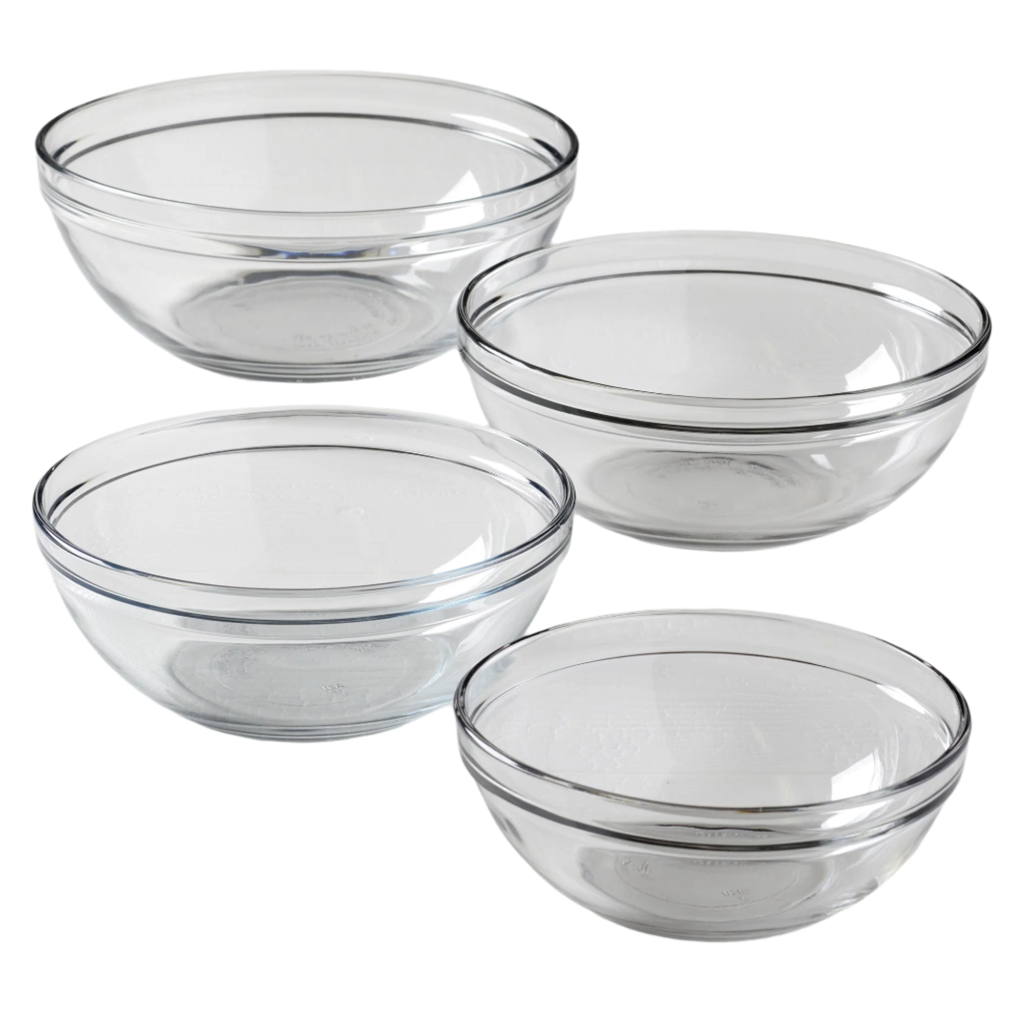 Anchor Hocking® Mixing Bowl Set-4 Pc V/P (0.9L, 1.4L, 2.35L, 3.3L)