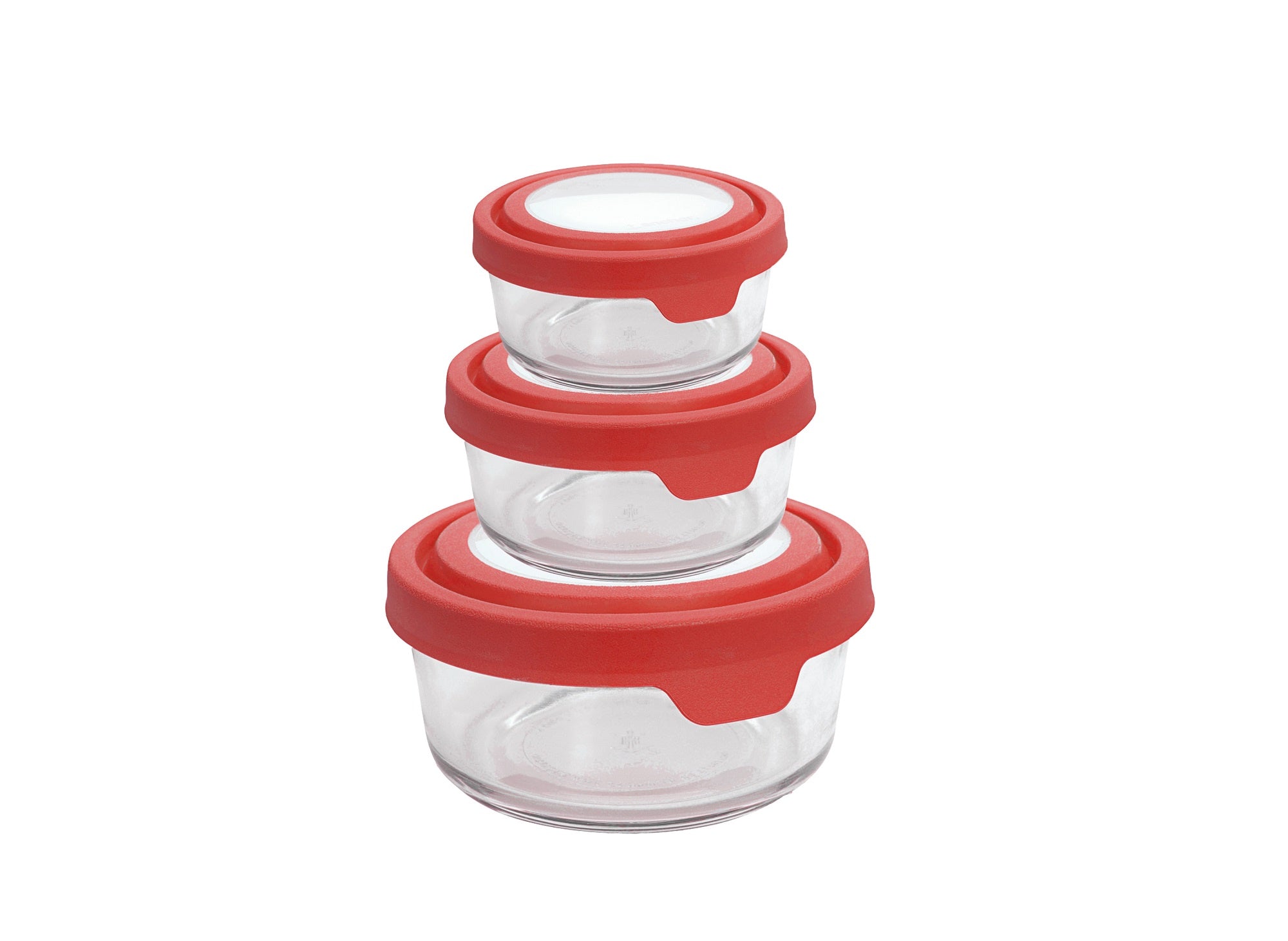 Anchor Hocking® 6 Pc Value Pack TrueSeal™ Food Storage w/Cherry Lid (2,4,7 cup)