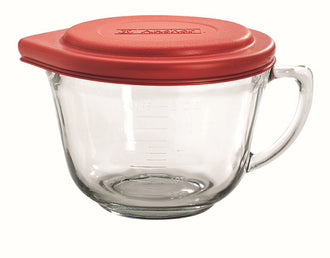 Anchor Hocking® Batter Bowl w/Cherry Plastic Lid 1.9L