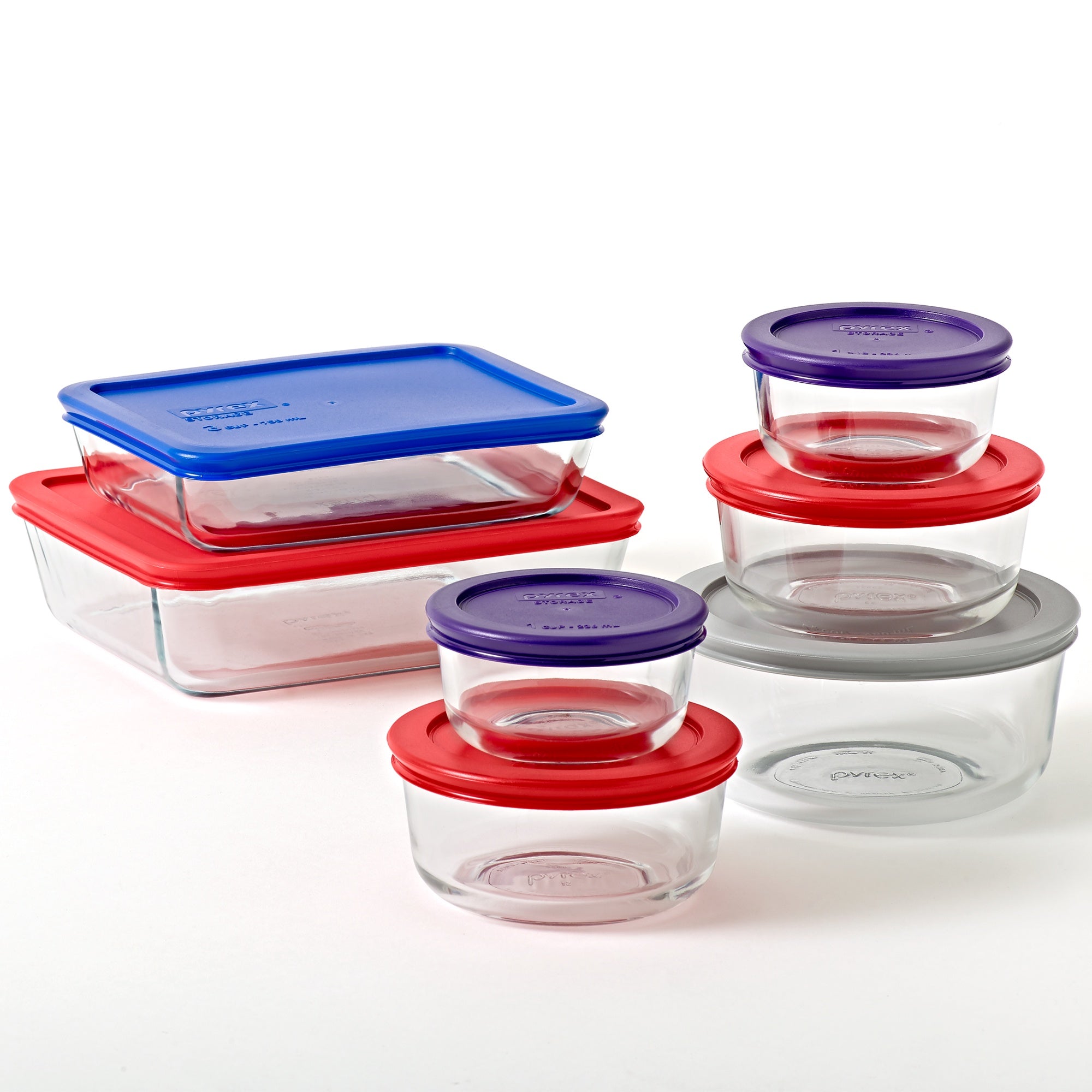 BLACK FRIDAY DEAL Pyrex® Simply Store 14 Piece Set (Coloured)
