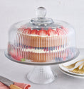 Anchor Hocking® Monaco 2 Pc Ribbed Cake Stand w/Domed Lid