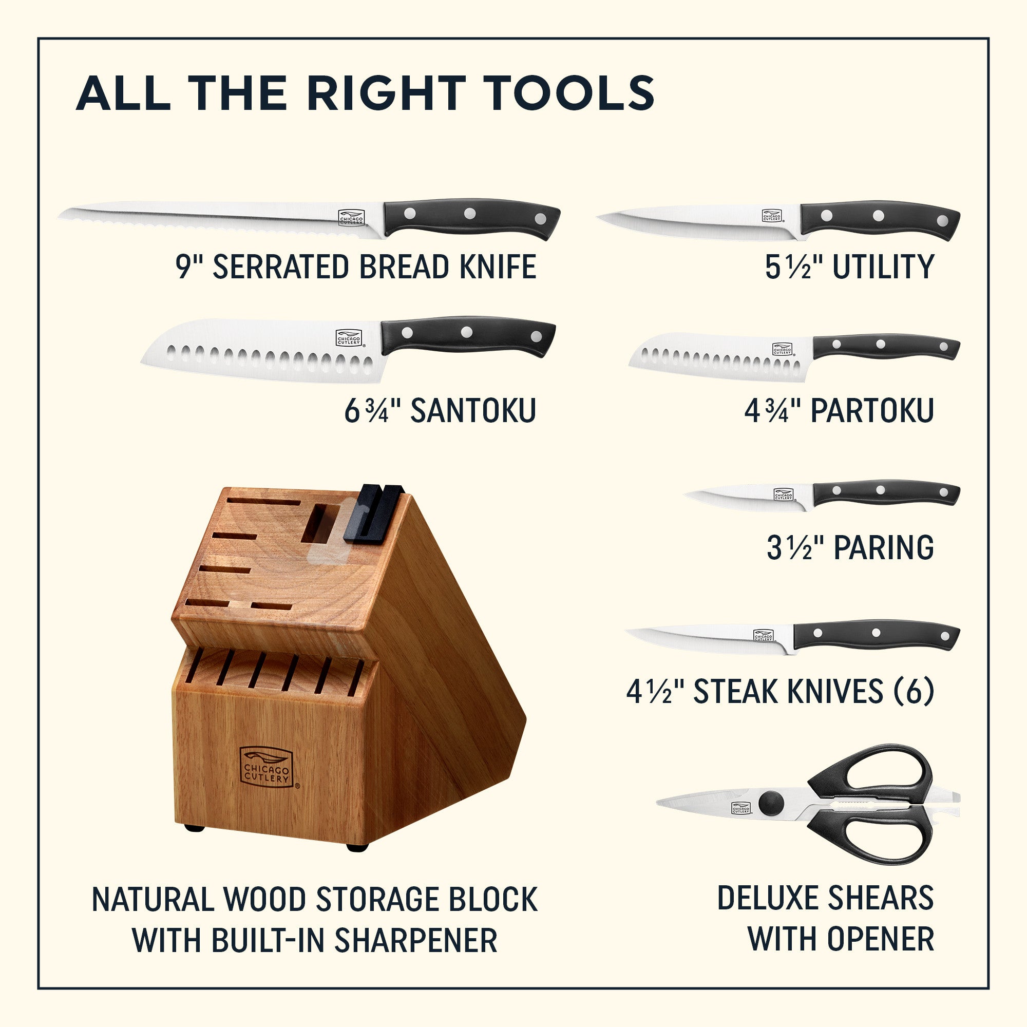 Chicago Cutlery® Ellsworth 13 Piece Set