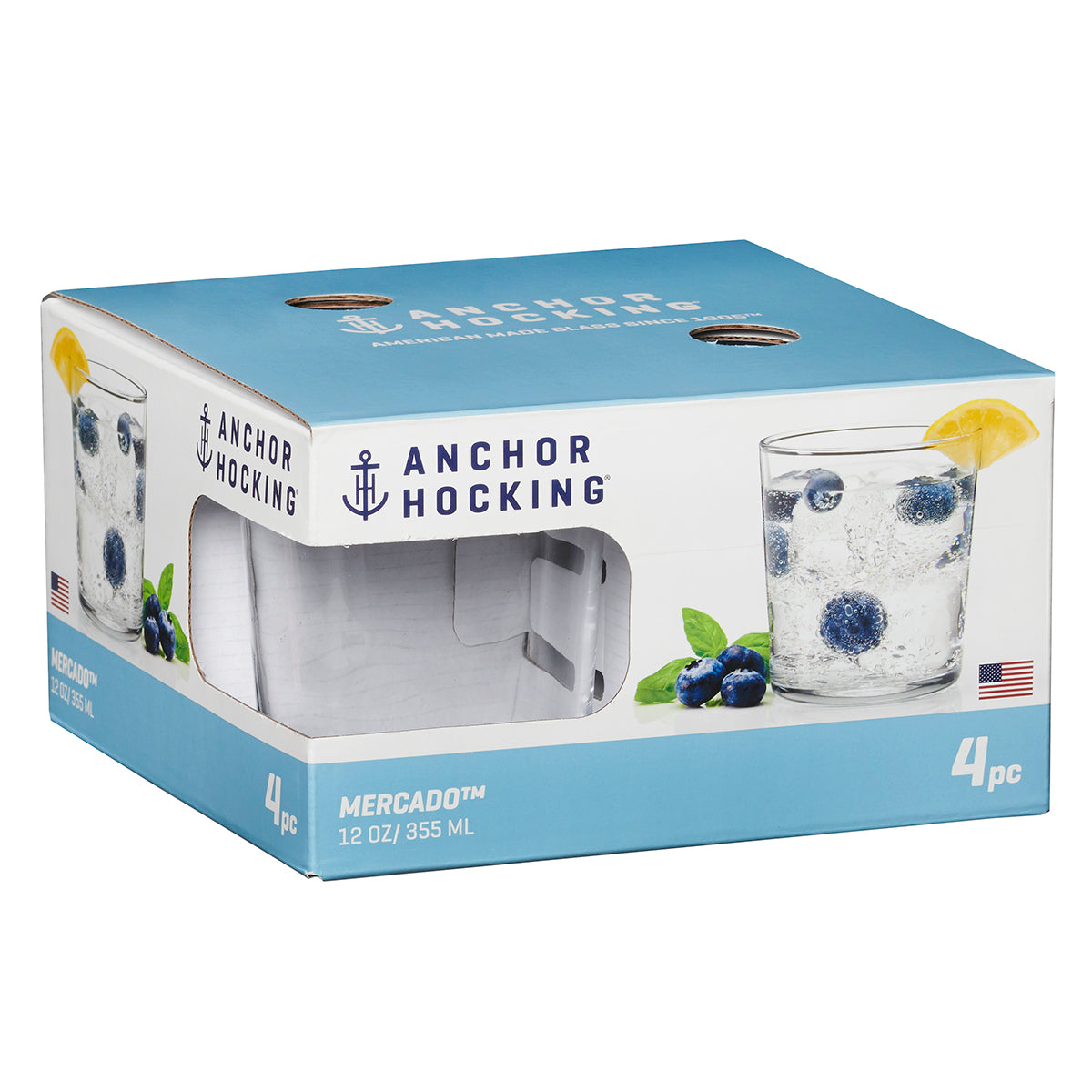 Anchor Hocking® Mercado Double DOF-4 Pack (355mL)