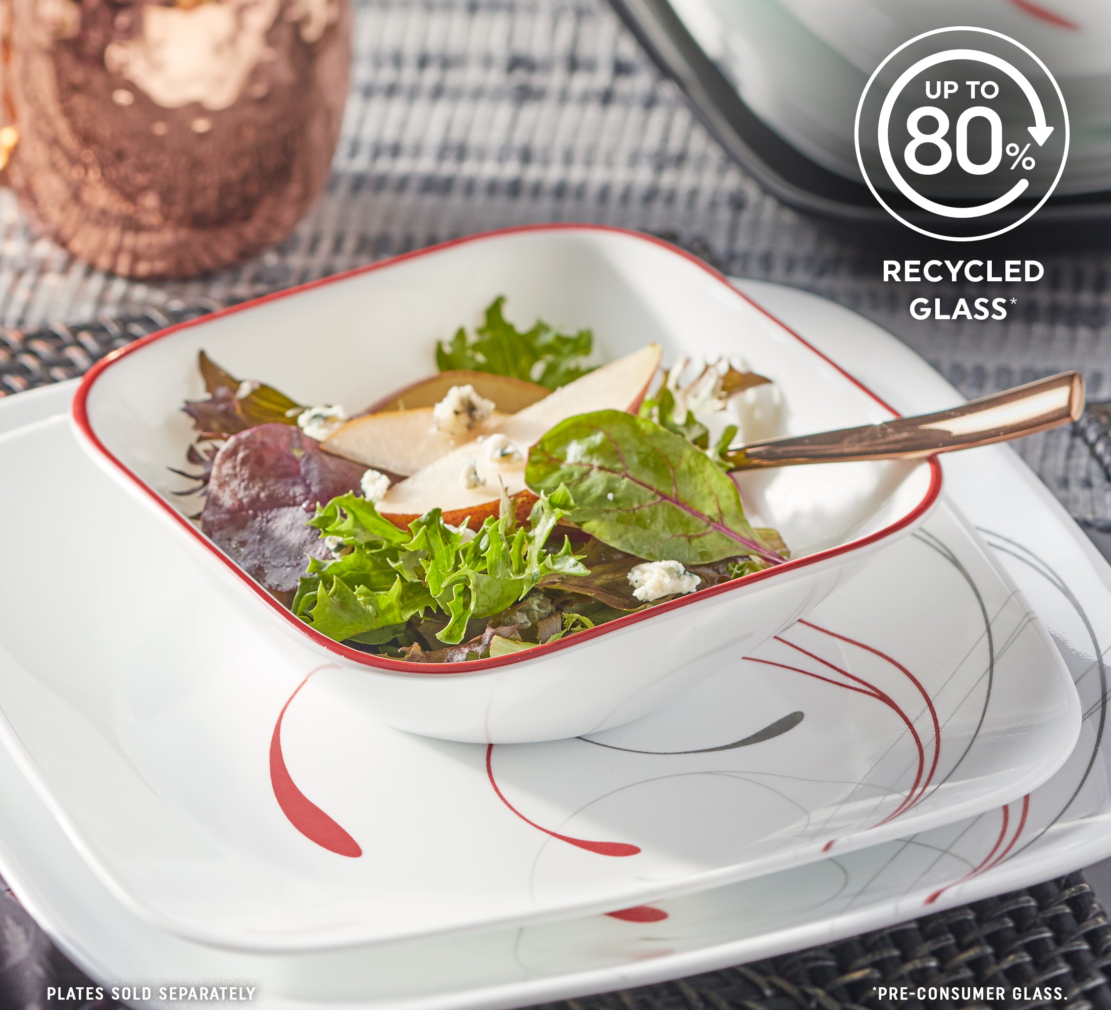 Corelle® SQ RND Splendor Soup Cereal Bowl 650mL-6 Pack-DTCM