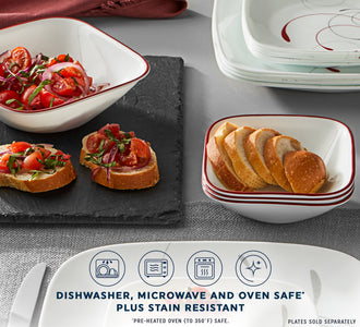Corelle® SQ RND Splendor Soup Cereal Bowl 650mL-6 Pack-DTCM