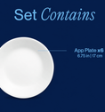 Corelle® Winter Frost White Side Plate 17cm-6 Pack-DTCM