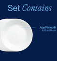 Corelle® Winter Frost White Side Dish 17cm-8 Pack-DTCM