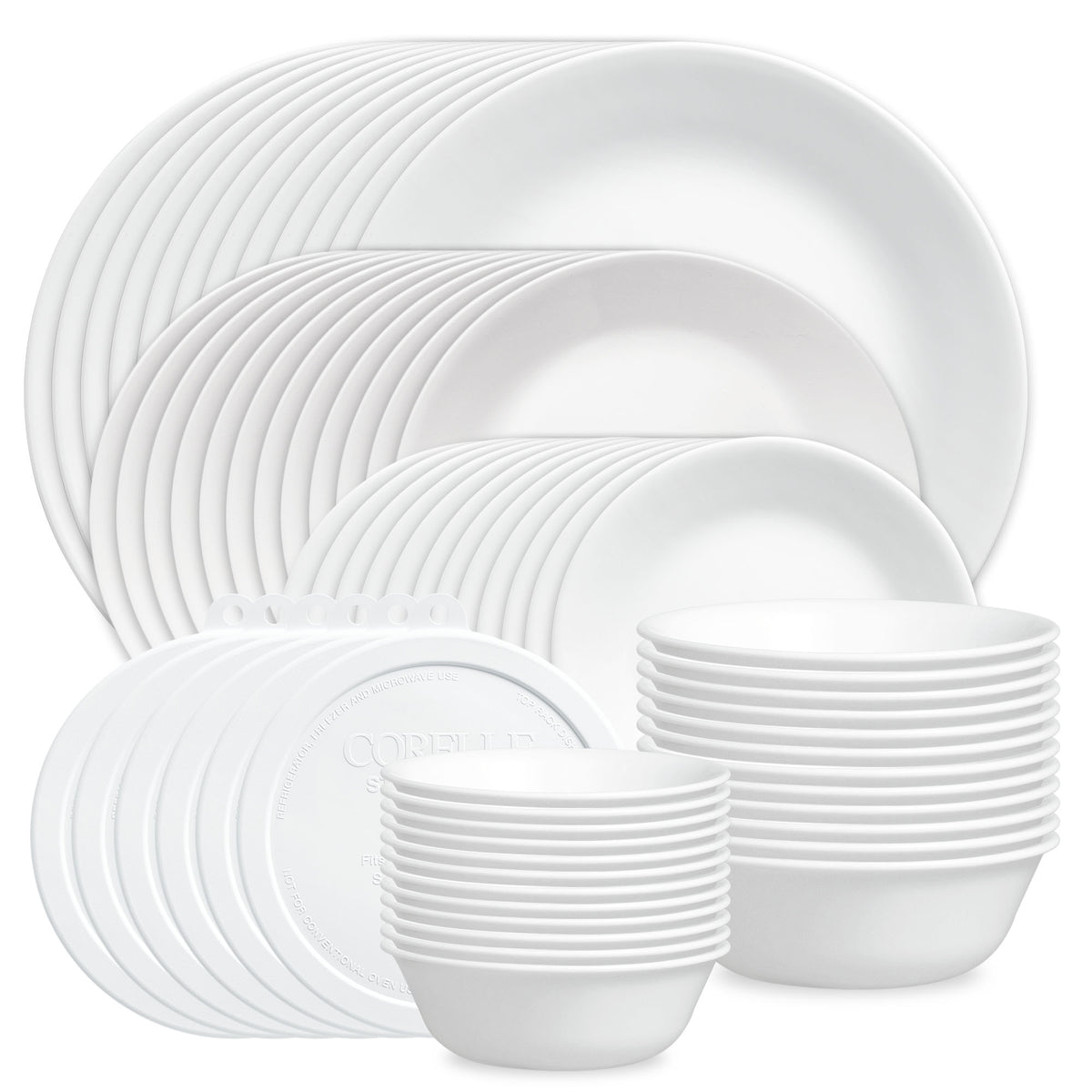 Corelle® Winter Frost White 66 Piece Dinner Set