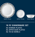 Corelle Brasserie 18 Piece Set