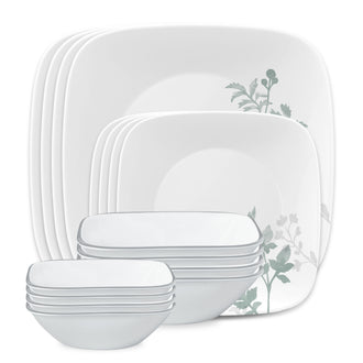 Corelle® SQ RND Amalie 16 Piece Set Dinner Set