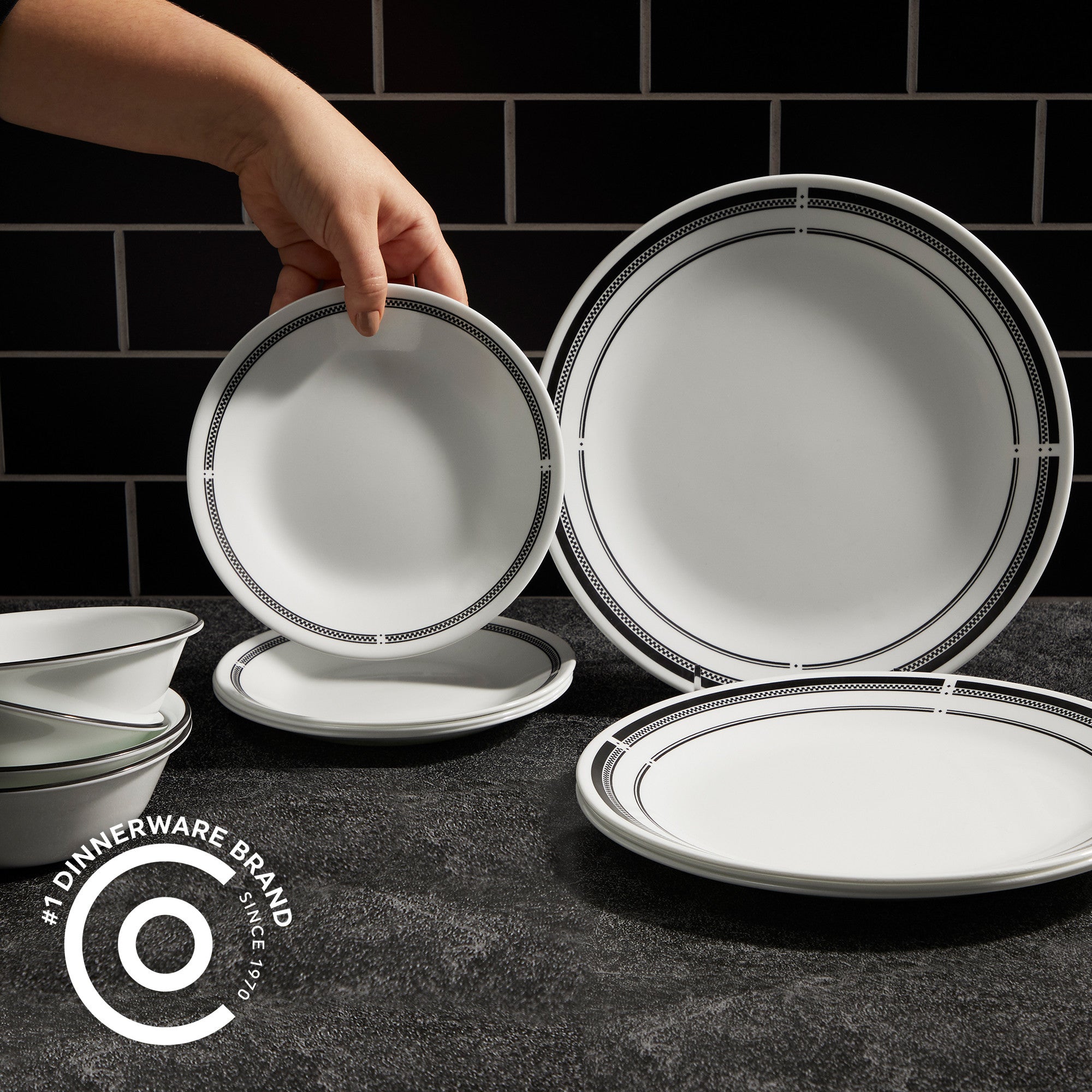 Corelle® Brasserie 12 Piece Dinner Set