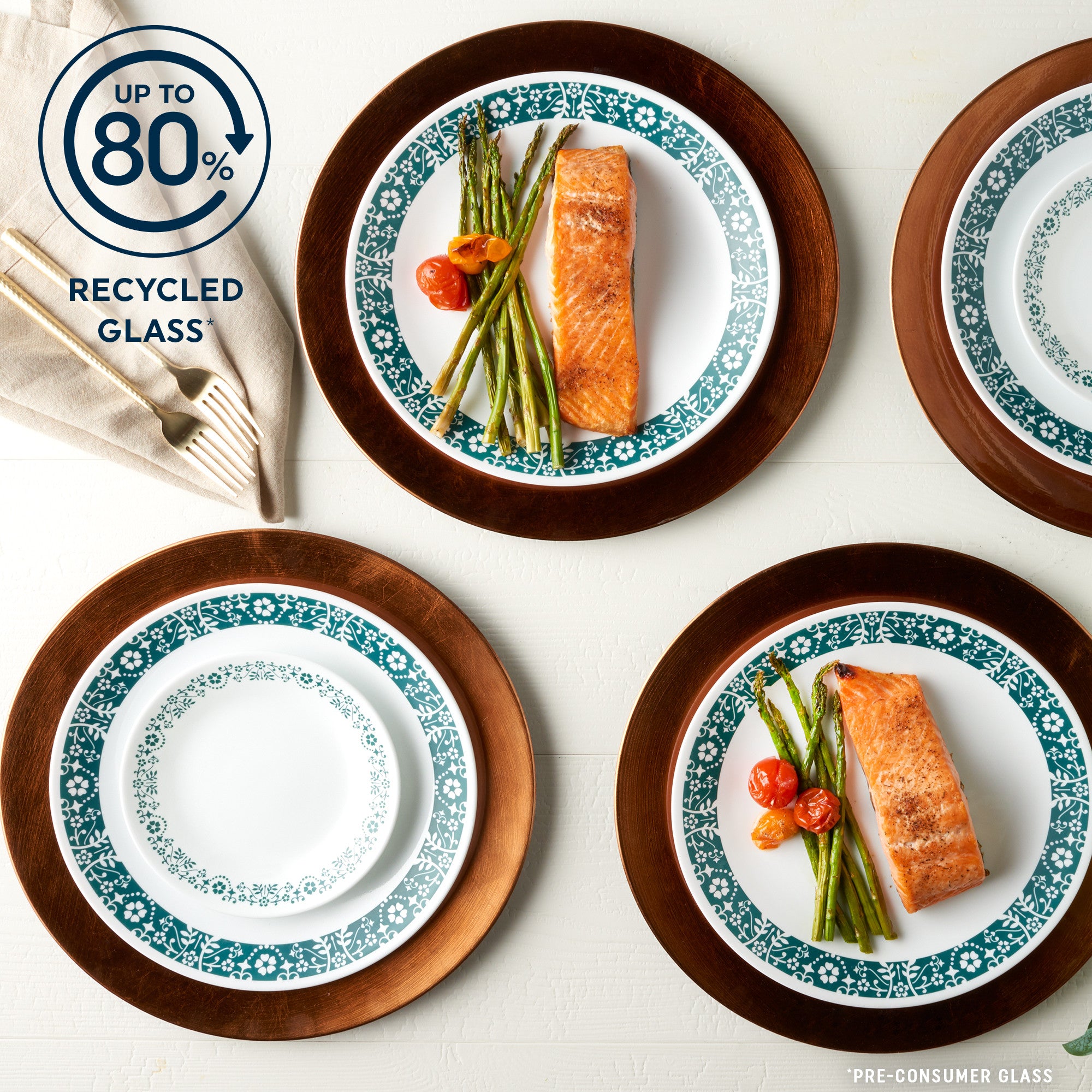 Corelle® Penelope 18 Piece Dinner Set