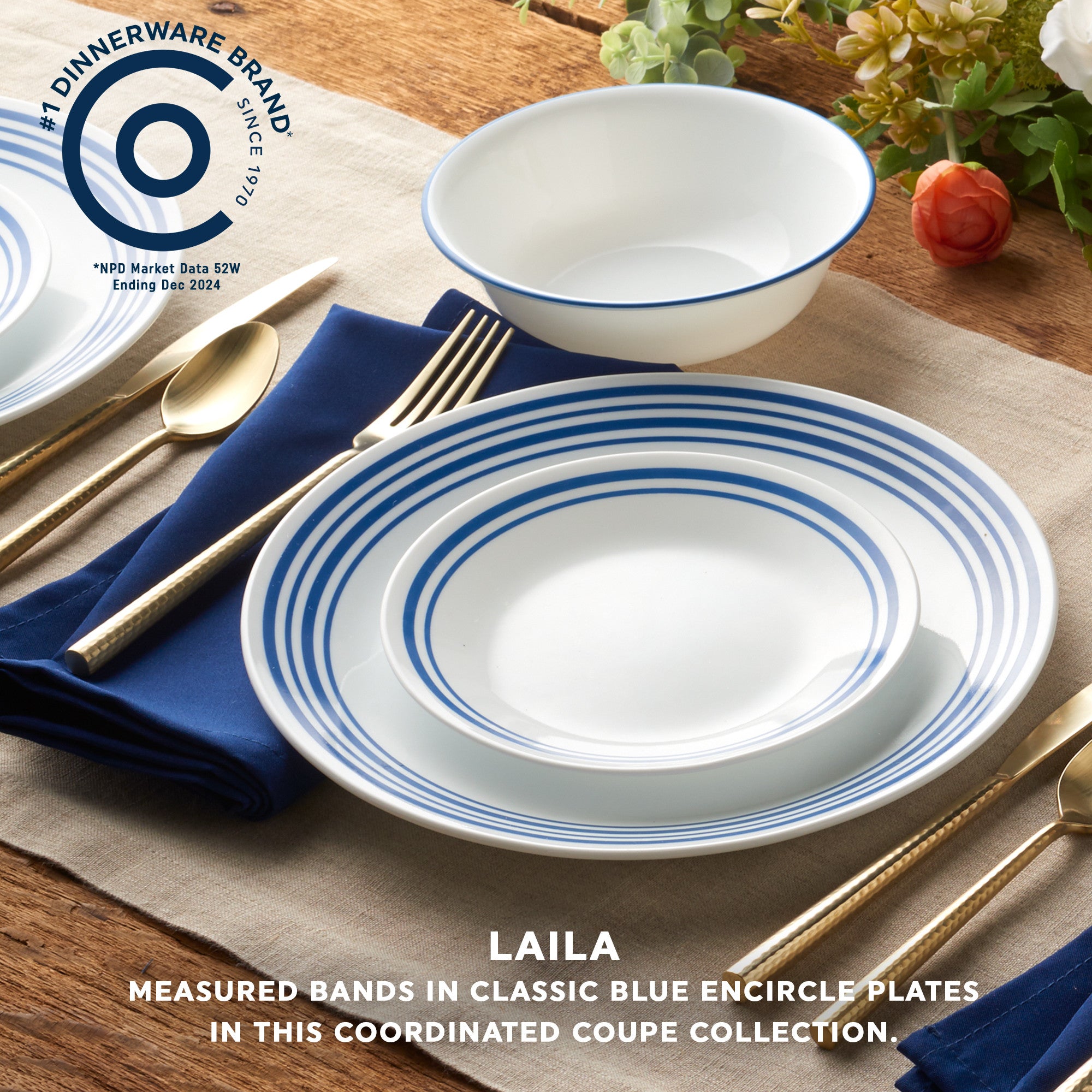 Corelle® Laila 18 Piece Dinner Set