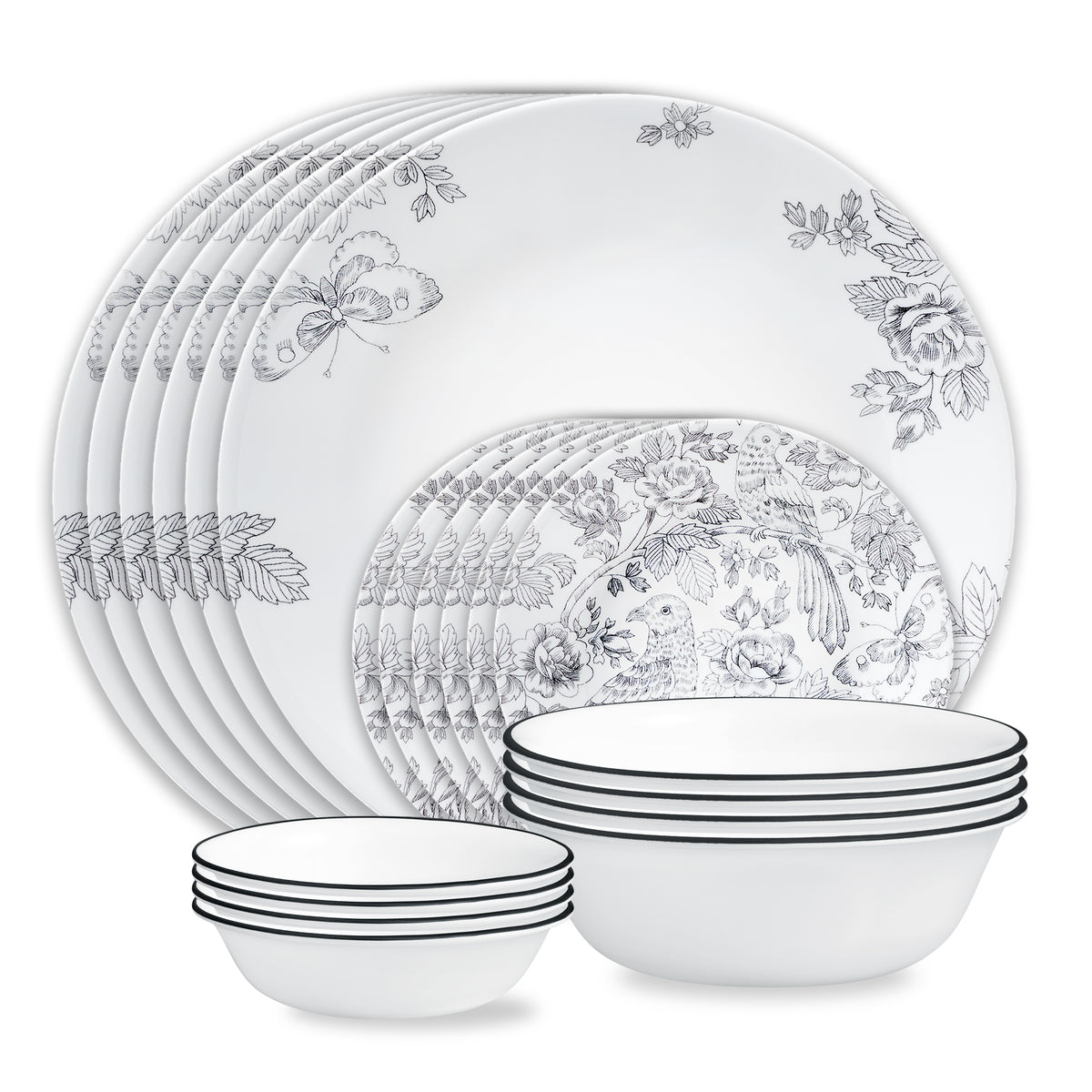 Corelle® Francheska 16 Piece Dinner Set – Global Kitchen Brands ...