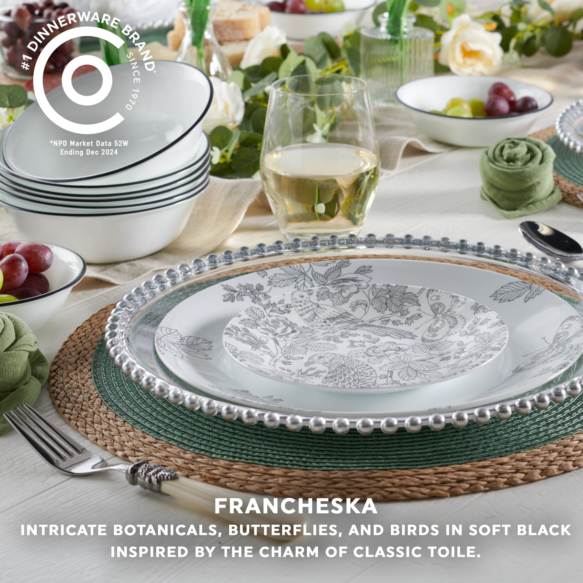 Corelle® Francheska 16 Piece Dinner Set