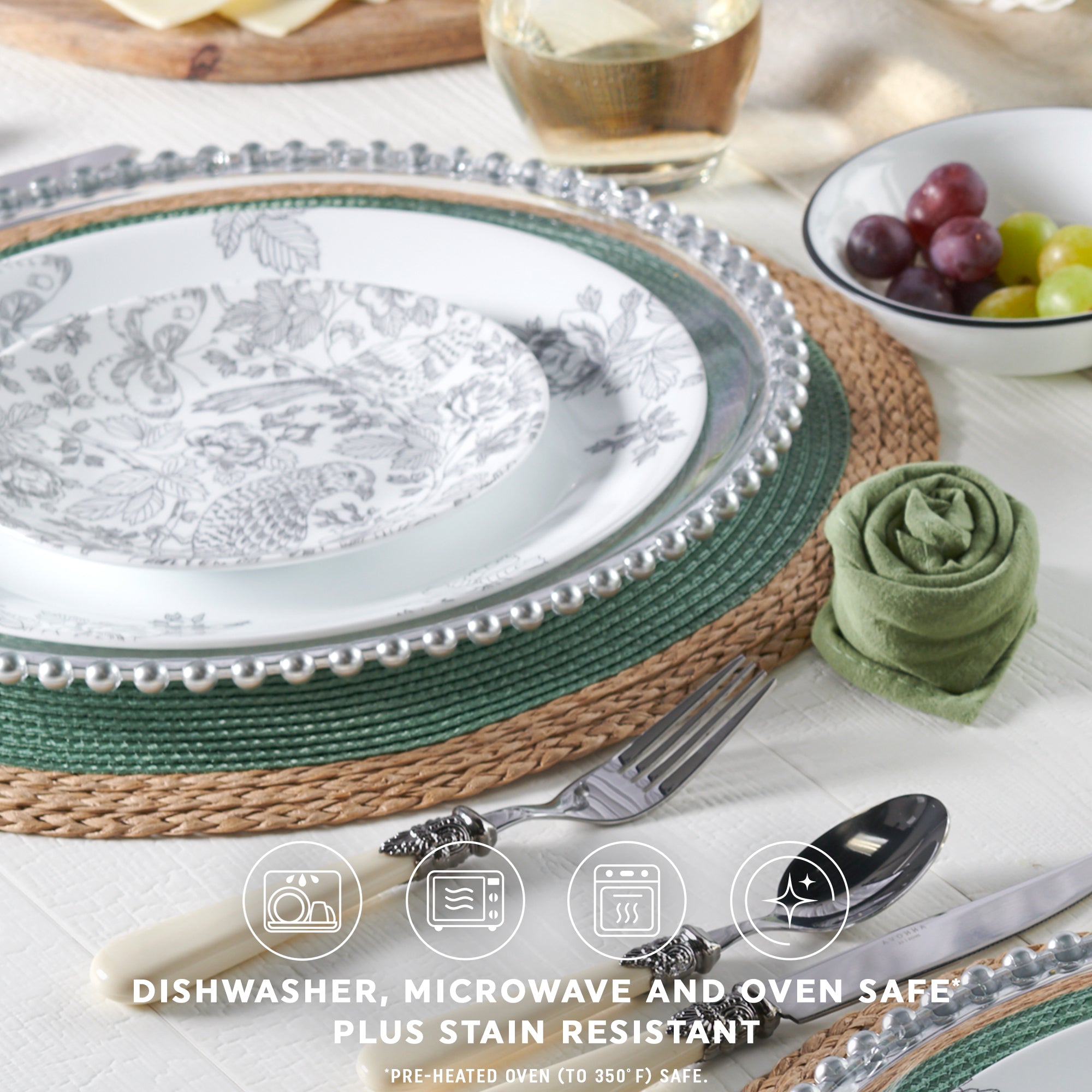 Corelle® Francheska 16 Piece Dinner Set