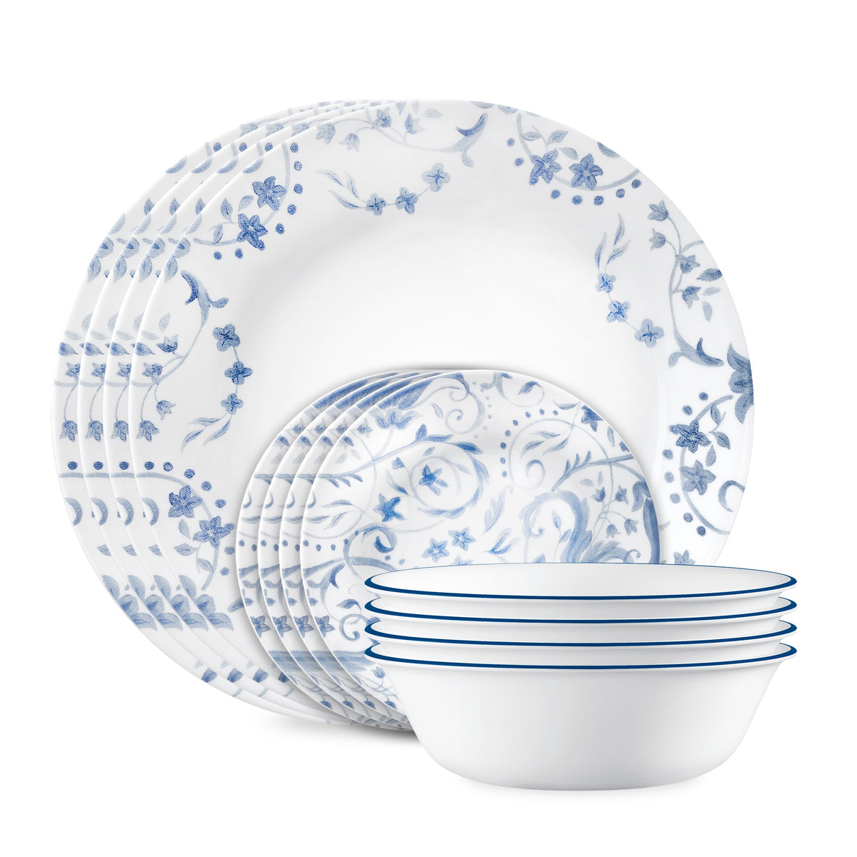 Corelle® Darlington 12 Piece Dinner Set – Global Kitchen Brands ...