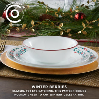 Corelle Winter Berries 12pc Set (D, L, B)