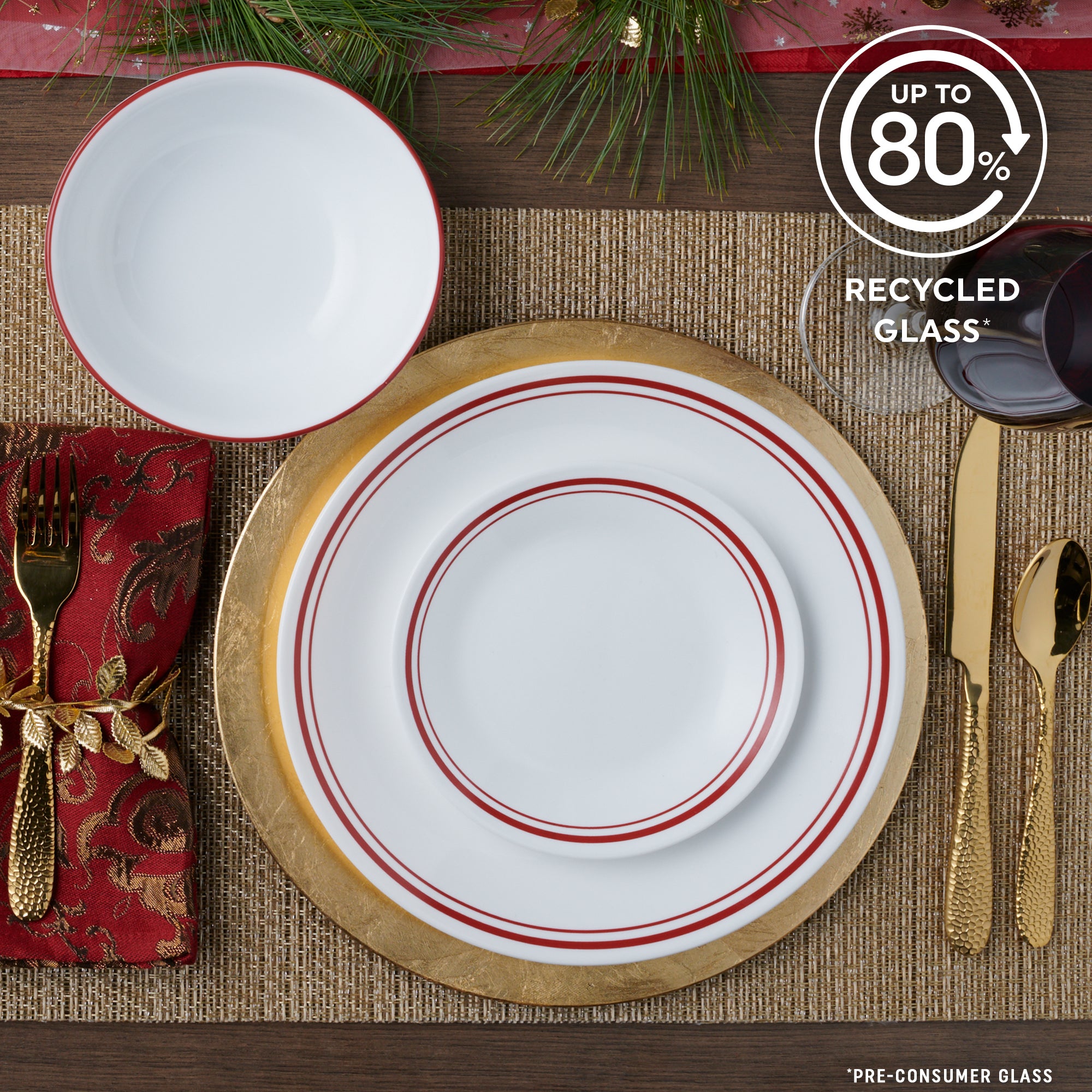 Corelle® Logan 18 Piece Dinner Set
