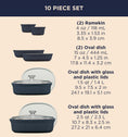 BLACK FRIDAY Corningware® FW Colours 10 Piece Set Navy
