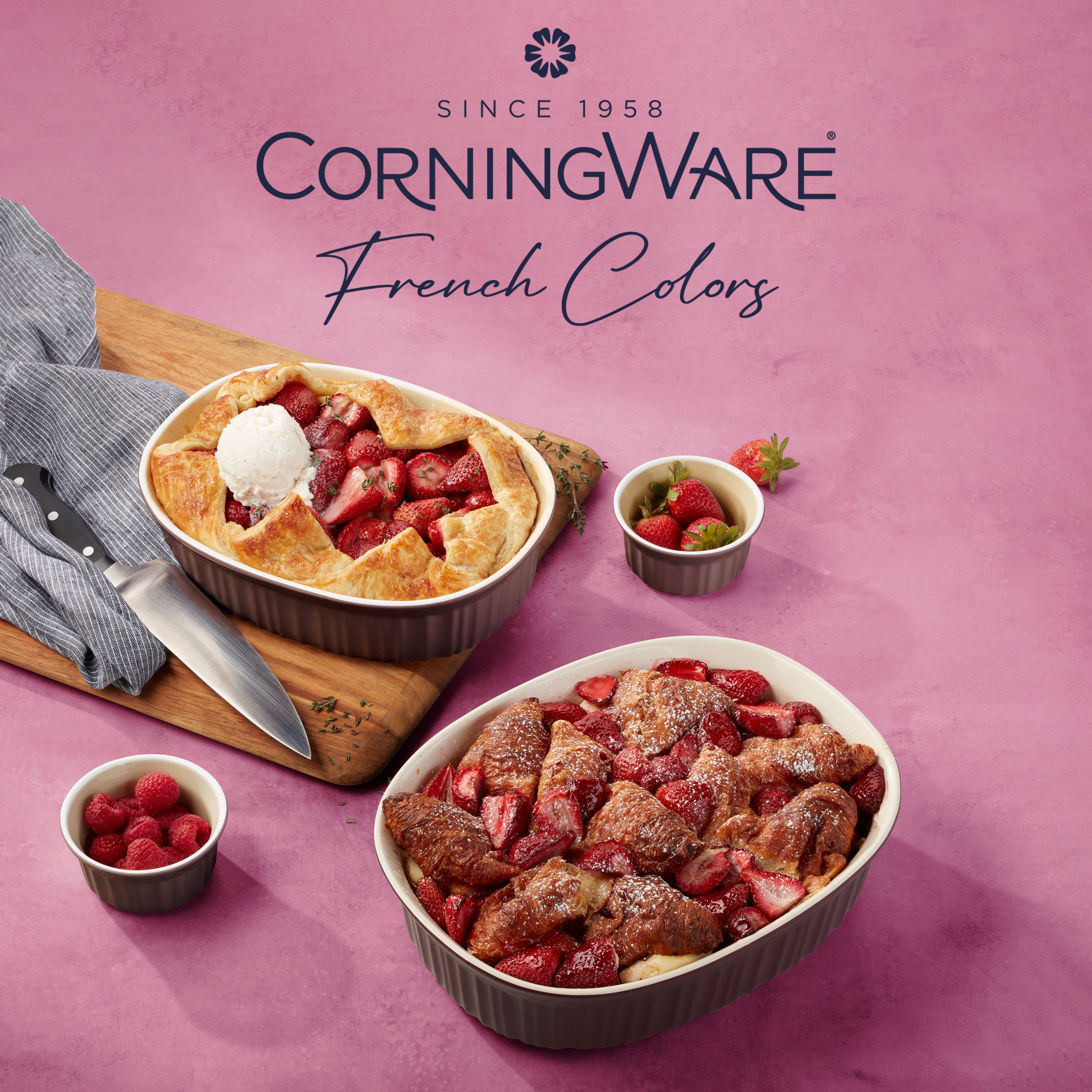 Corningware® FW Colors 12 Piece Set Cabernet