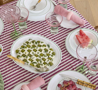 Corelle® Double Ring Green Serving Platter 31cm