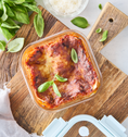 Pyrex® Ultra Glass Bake N Reheat Square Storage 800mL