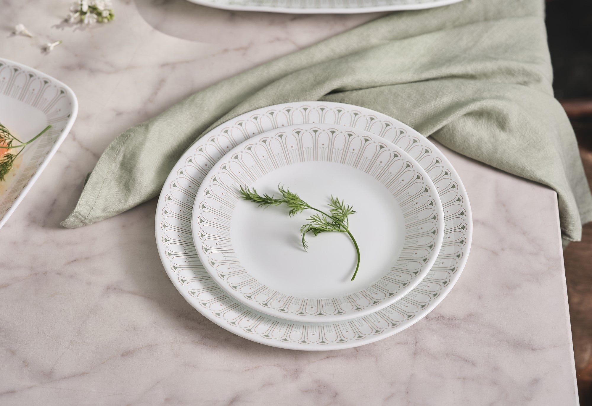 Corelle® Glam Green Lunch Plate 21cm