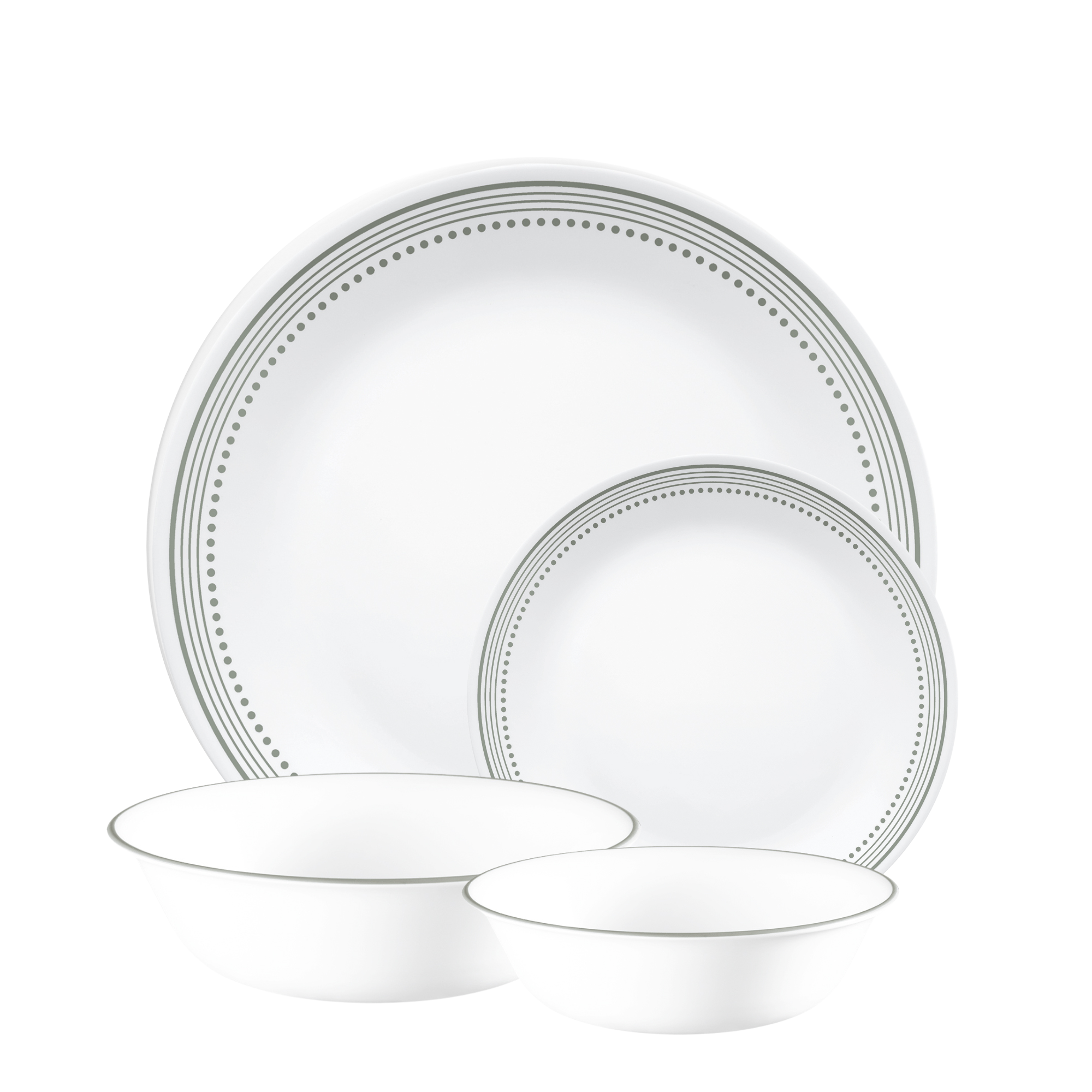 Corelle® Mystic Gray 16 Piece Dinner Set