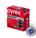Pyrex® Simply Store Storage 4 Piece Round Set w/Navy Lids