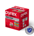 Pyrex® Simply Store Storage 5 Piece Round Set w/Coloured Lids