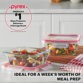 PROMO Pyrex® Freshlock 10 Piece Set (5 x 4 Cup-950ml Square)