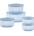 PROMO Pyrex® Colours Storage 10 Piece Set Blue