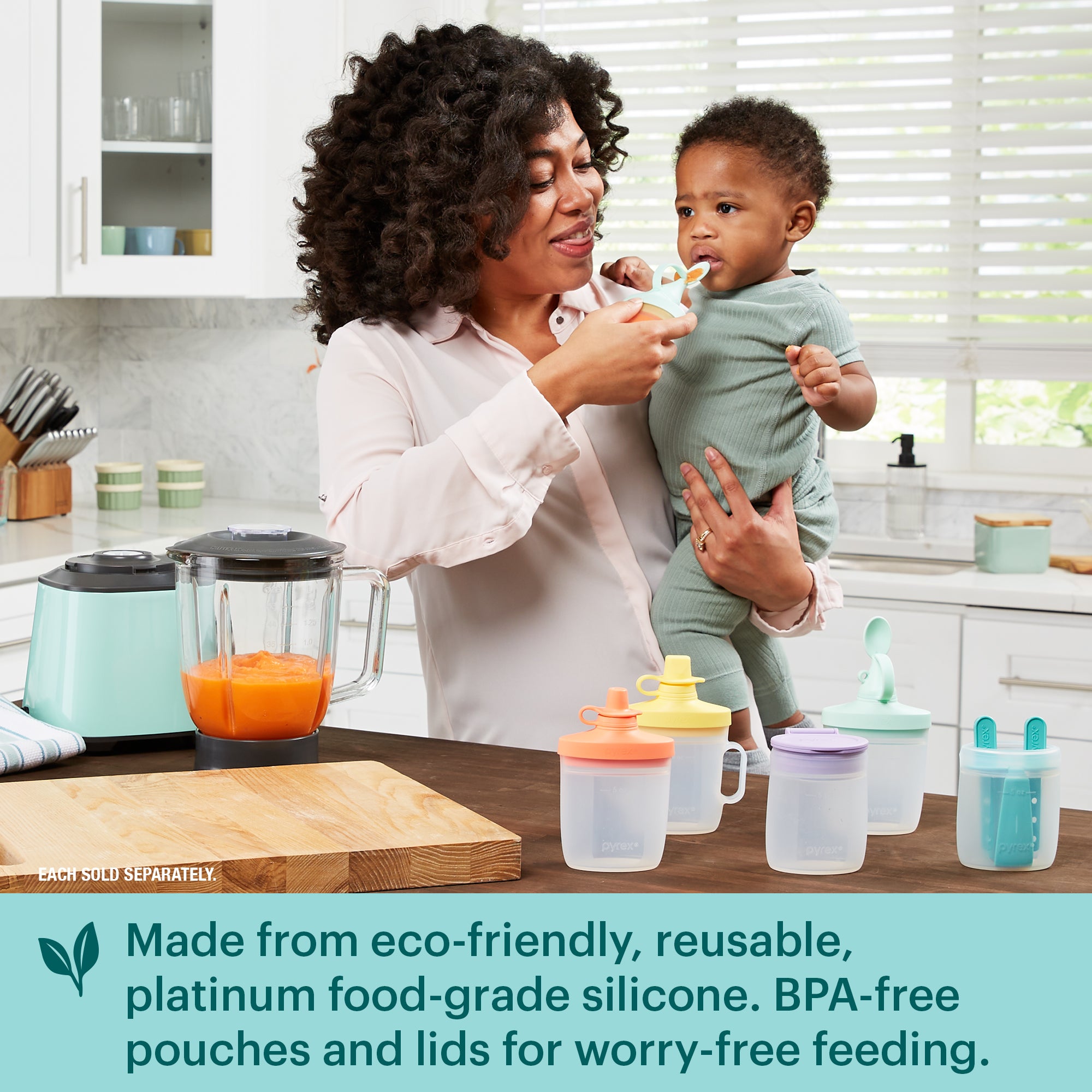 Pyrex® Littles Silicone Feeding 6 Piece Set