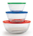 Pyrex® Sculptured Storage 6 Piece Bowl Set-Coloured