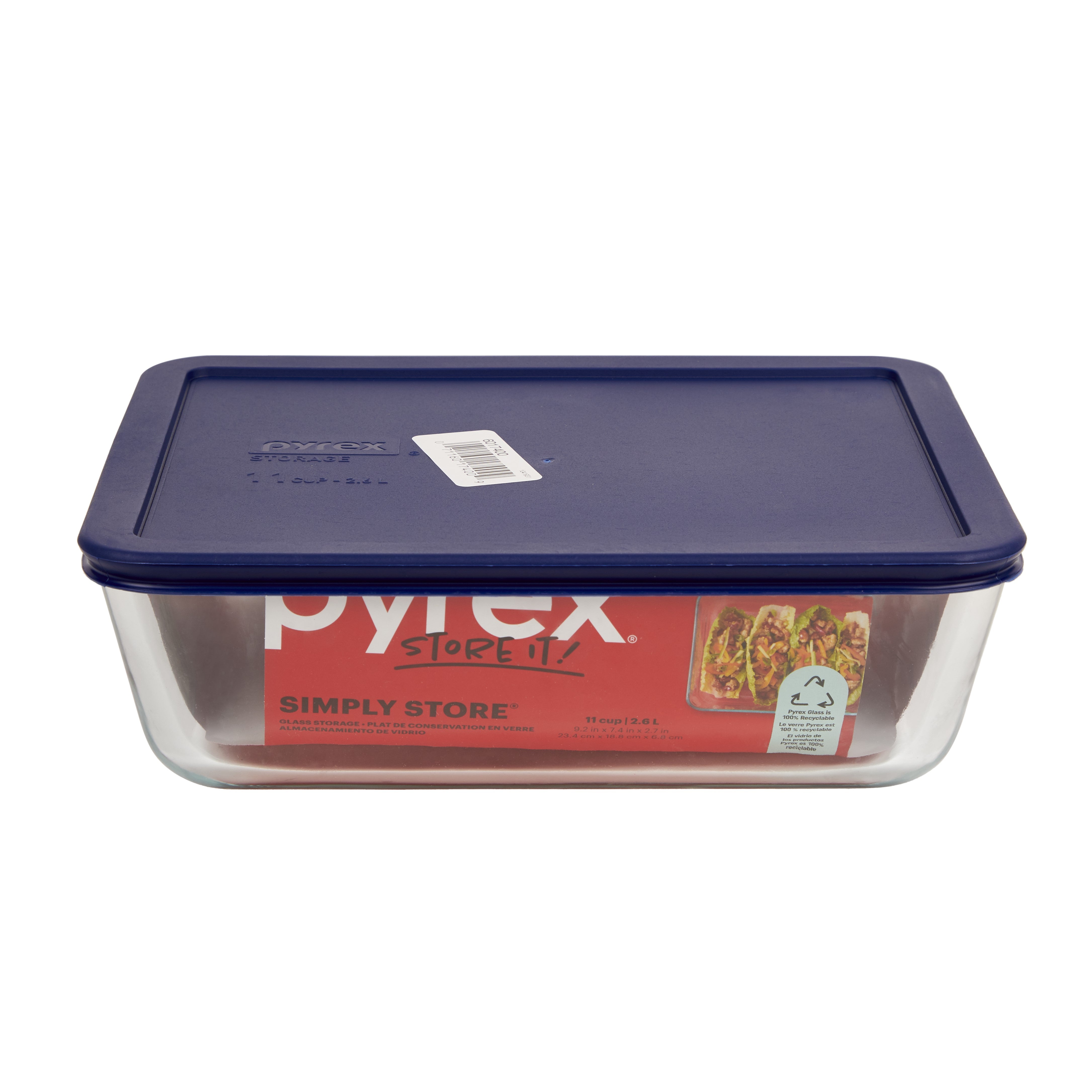 Pyrex Simply Storage Blue Lid Rec. 11C – Global Kitchen
