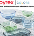 CLEARANCE Pyrex® Color Sculptured Bowl 4 Piece Set (Green/Blue)