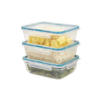 Snapware TS Plastic 6pc Rect Set- 8.5cup