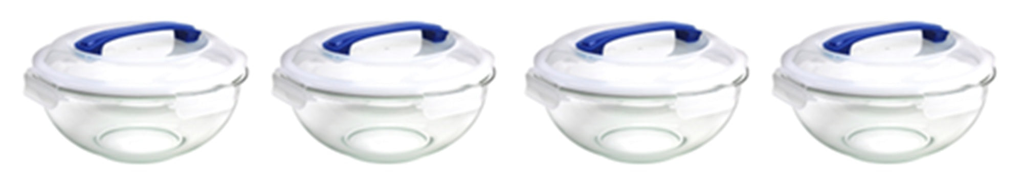 CHRISTMAS GIFT IDEA Pyrex® Mix n Go Salad Bowl 3.5L (4 Pack)