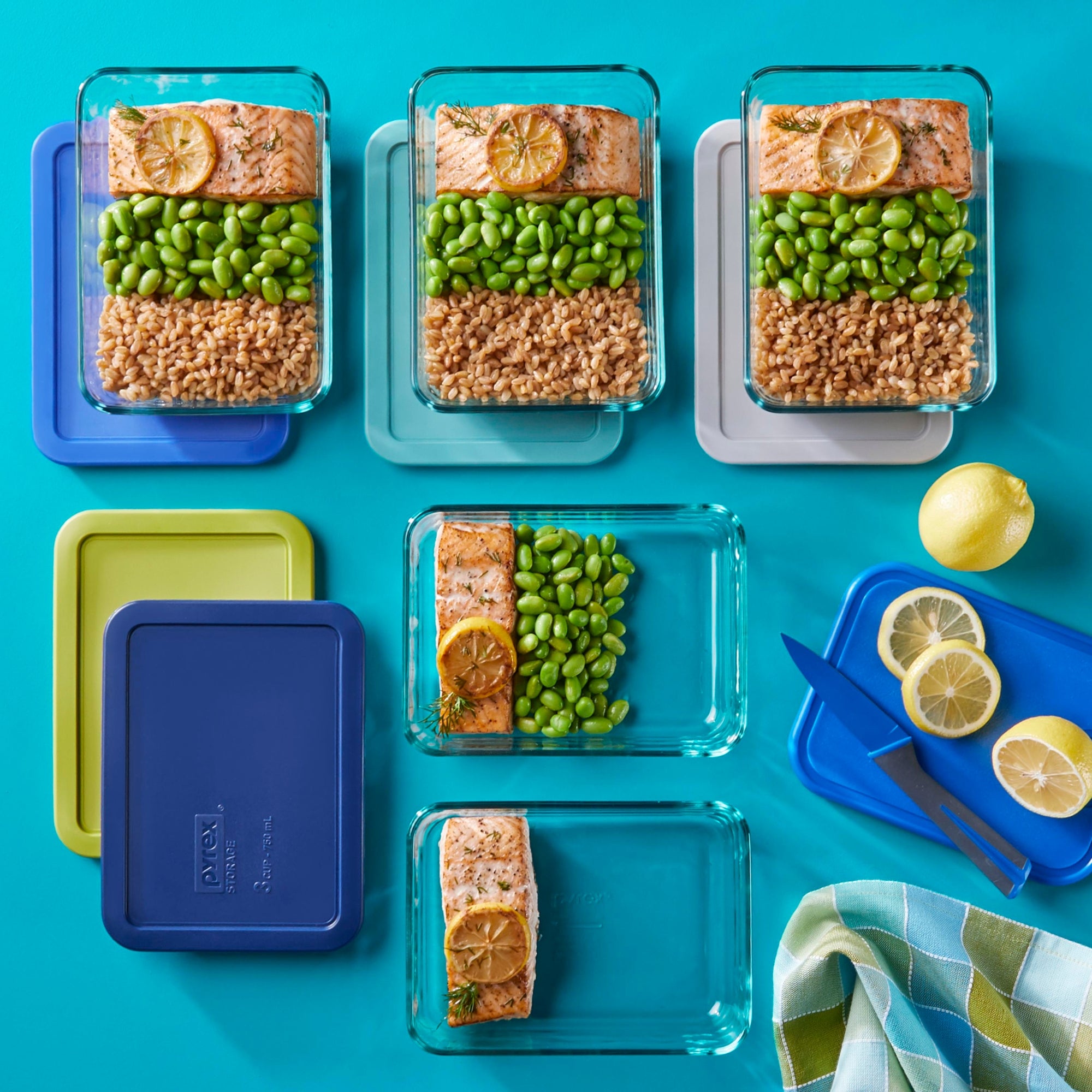 Pyrex® Storage Coloured Meal Plan 10 Piece Set