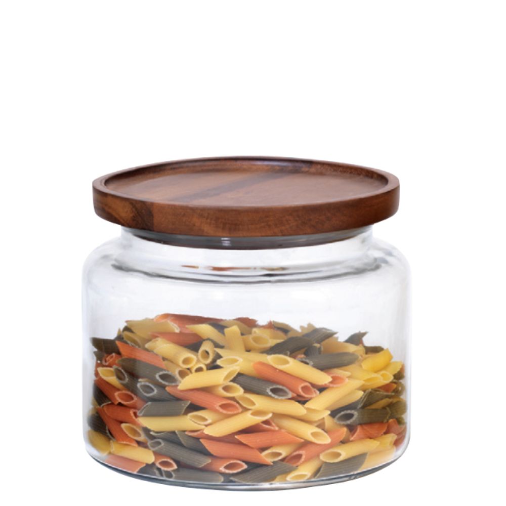 Anchor Hocking® Montana Jar w/Acacia Lid 1.9L