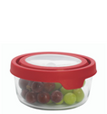 Anchor Hocking® Round TrueSeal™ Food Storage 4 cup w/Cherry Lid