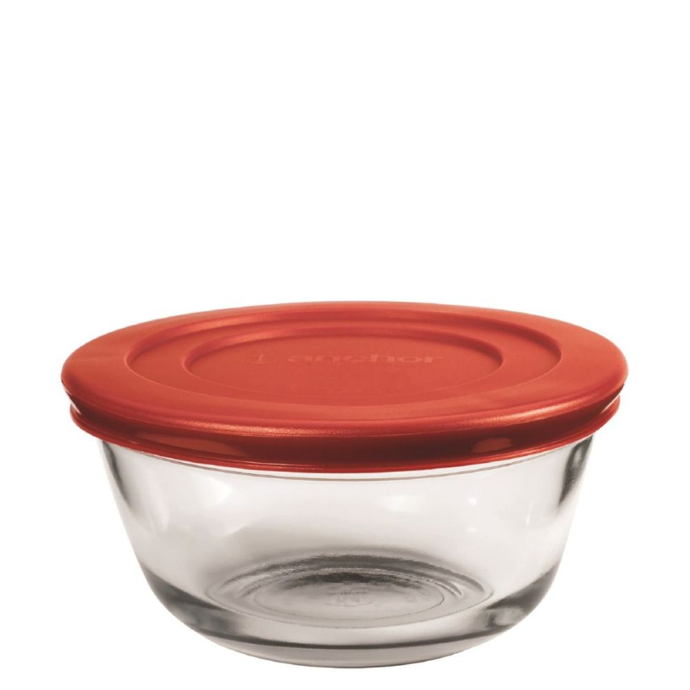 Anchor Hocking® Mixing Bowl w/Cherry Lid 2.35L