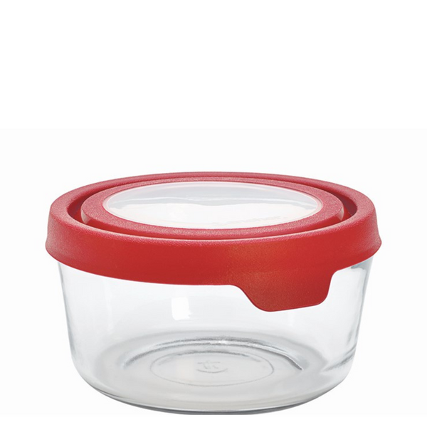 Clearance Anchor Hocking® TrueSeal™ Storage Round 7 cup w/Cherry Lid –  Global Kitchen Brands Australia Pty Ltd